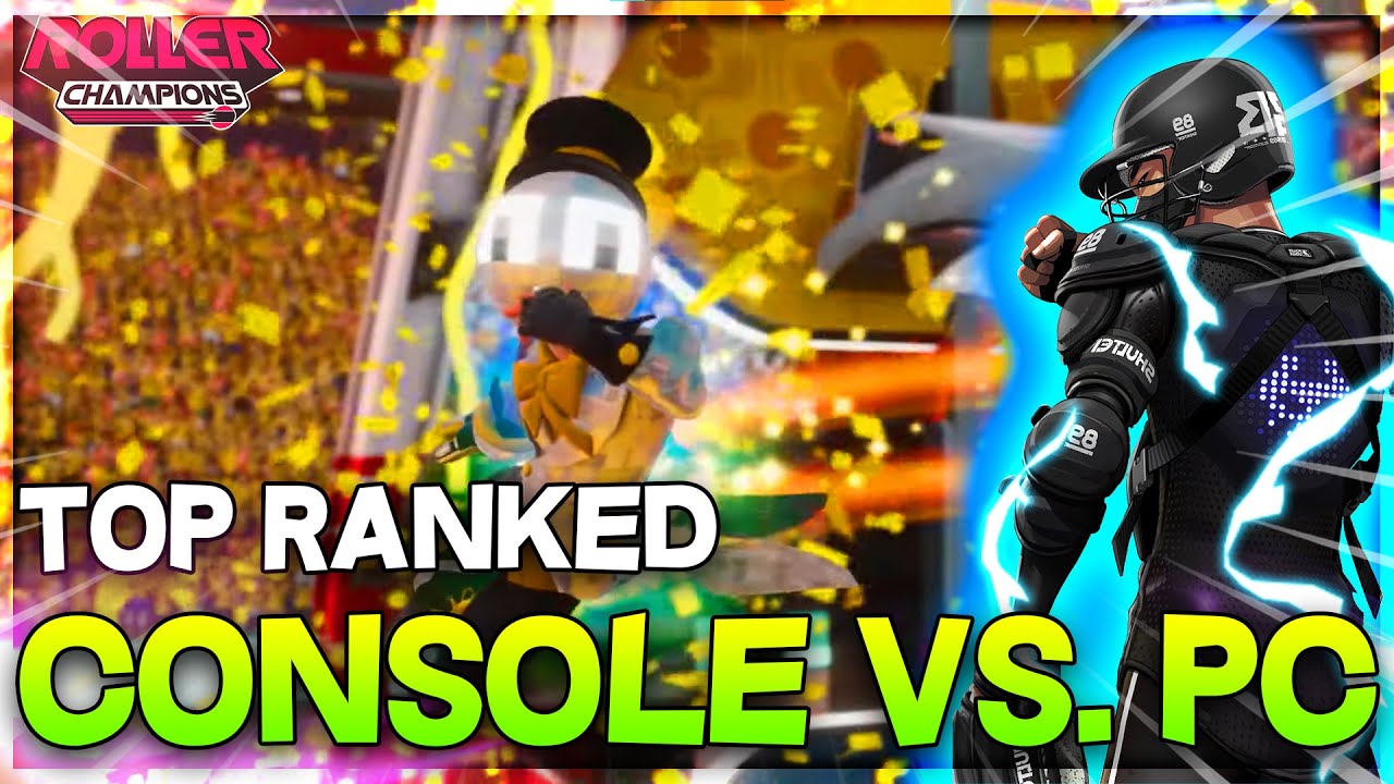 CONSOLE vs. PC en RANKED TOP 100 | Roller Champions