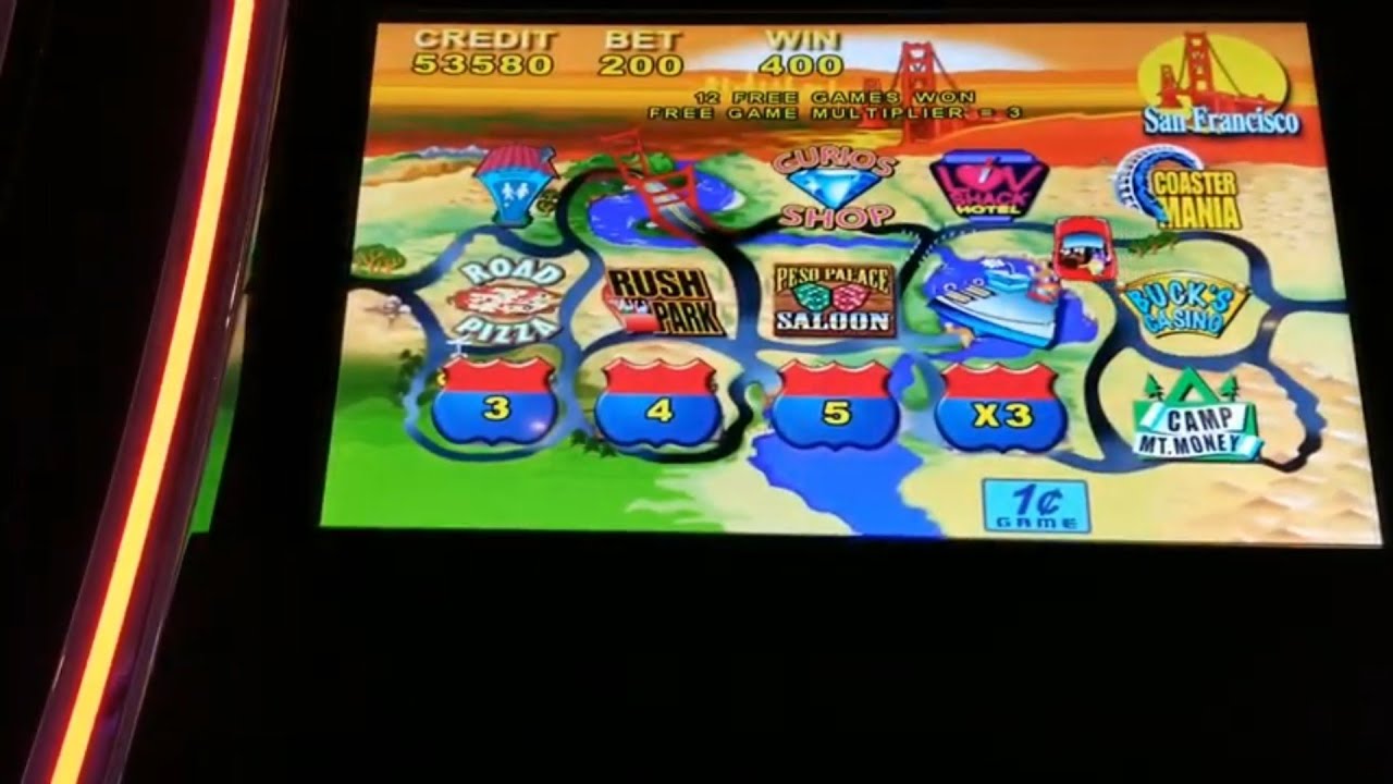 Road trip, beautiful run with retriggers [God of Jackpots]