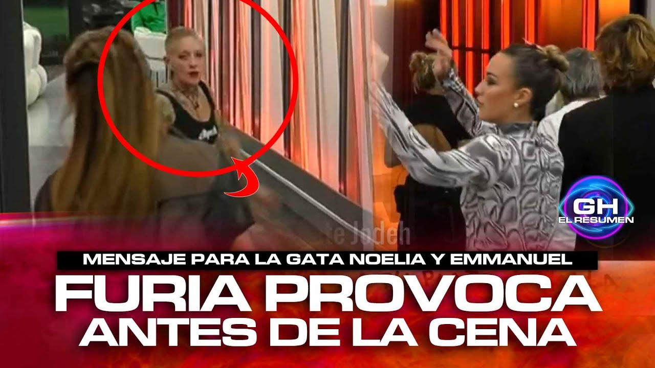 💥TENSIÓN: Furia PROVOCA a La Gata y Emmanuel ANTES de la CENA: 