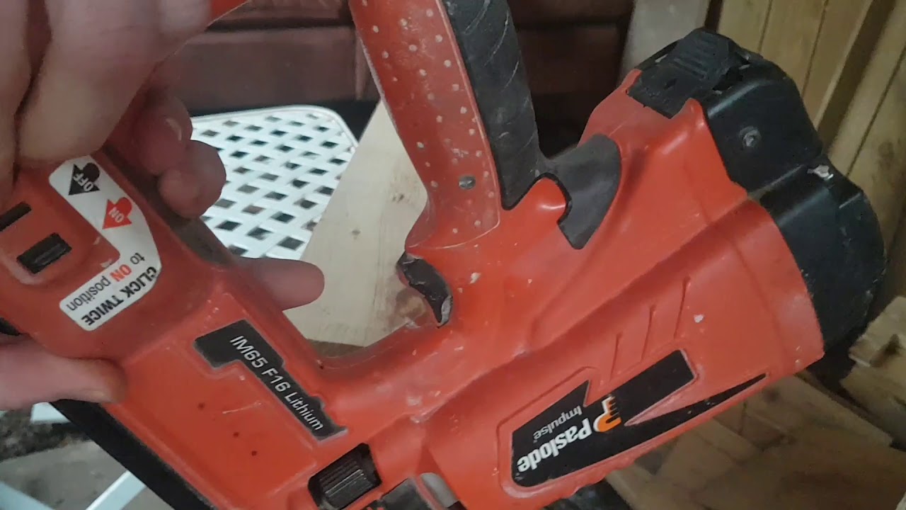 2nd fix paslode im65 f16 nail gun