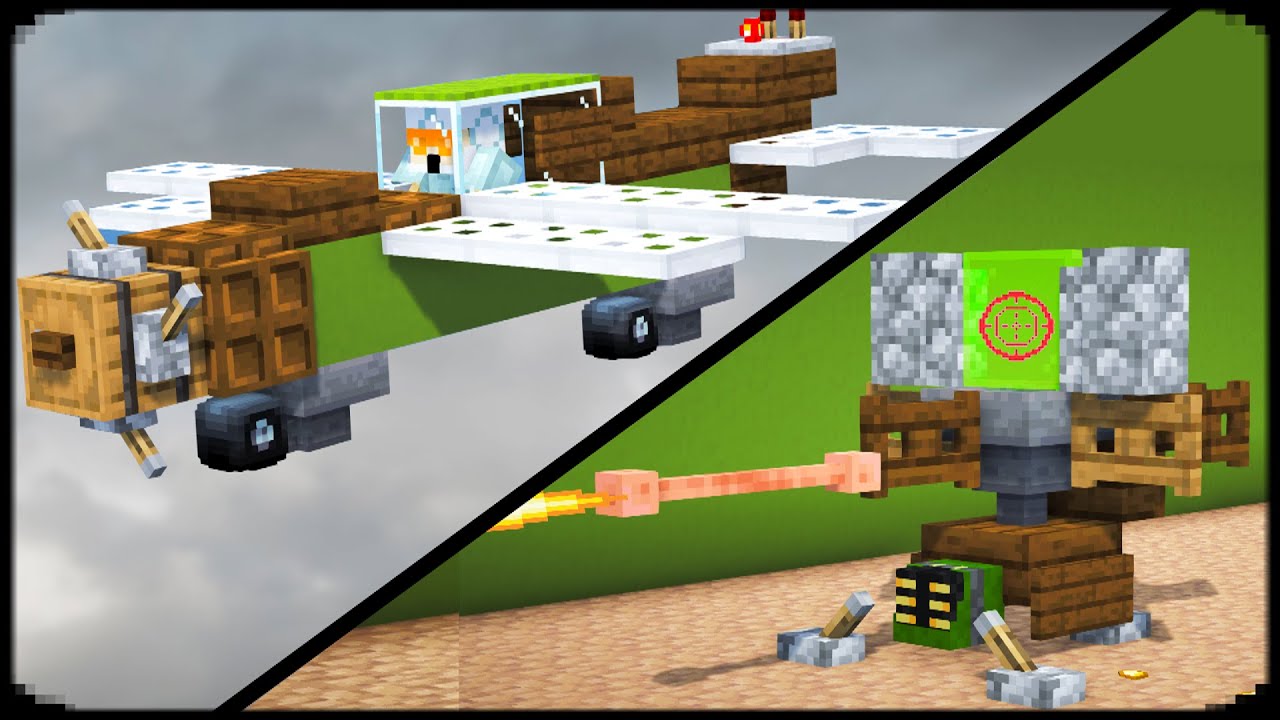 Minecraft: 10+ MILITARY build Hacks and Ideas