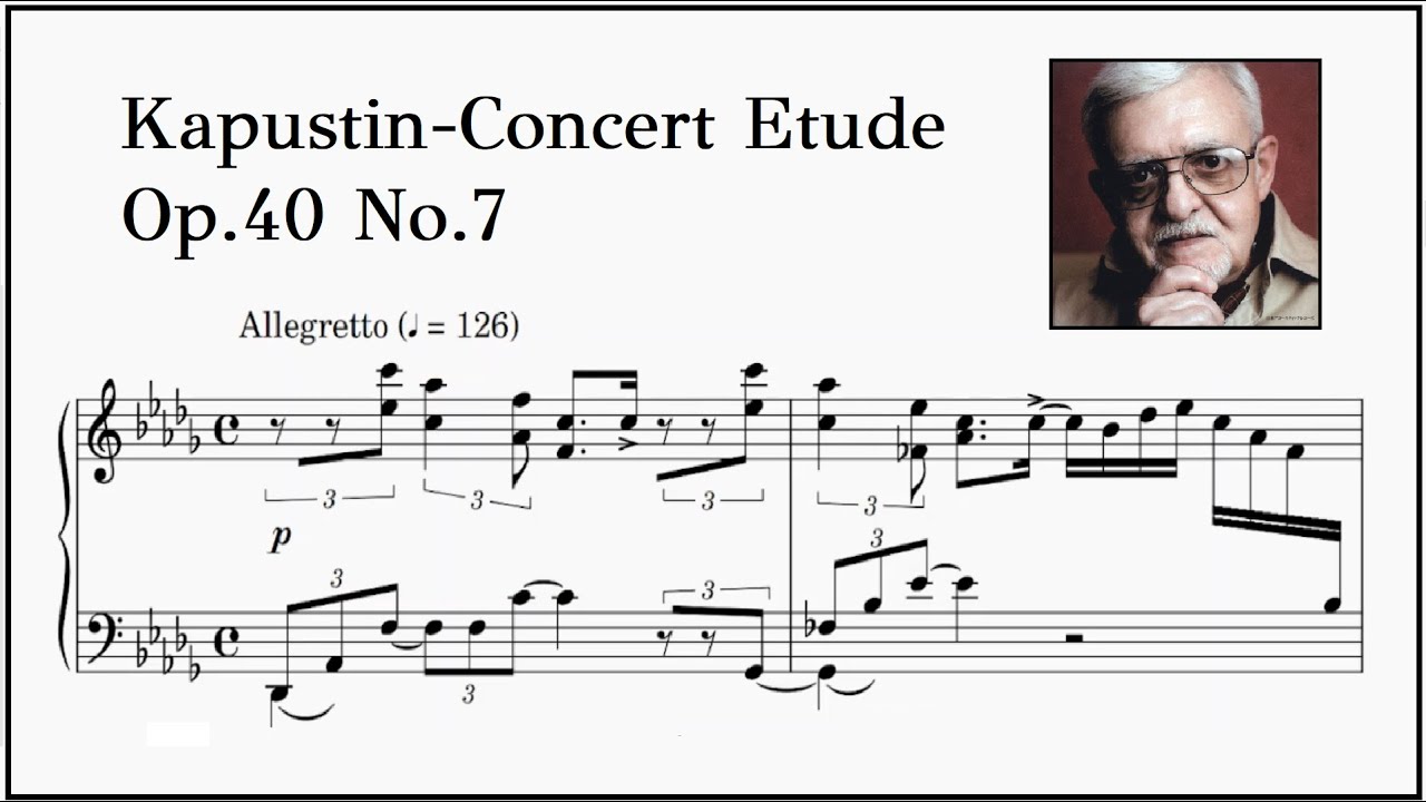 카푸스틴-콘서트 에튀드 7번 '인터메조'/Kapustin-Concert Etudes, Op.40 No.7 'Intermezzo'