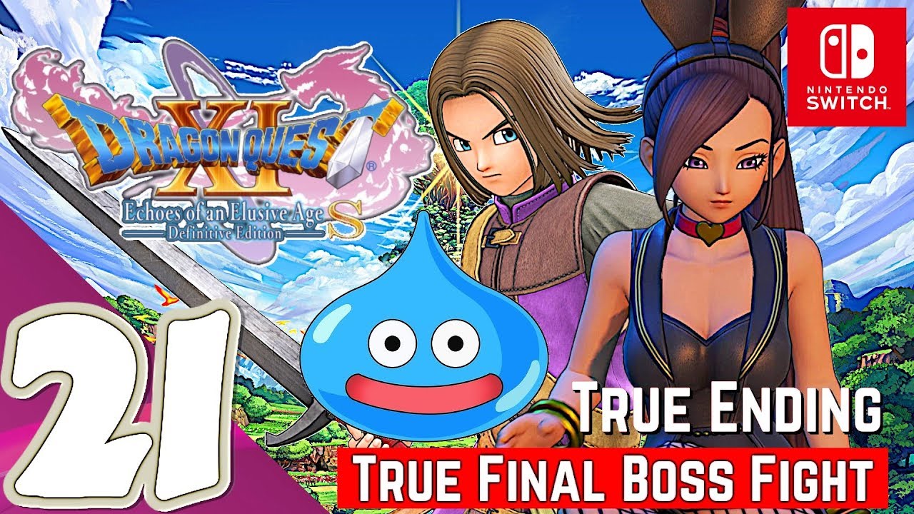 DRAGON QUEST XI S [Switch] - Gameplay Walkthrough Part 21 a Wedding, True Final Boss & True Ending