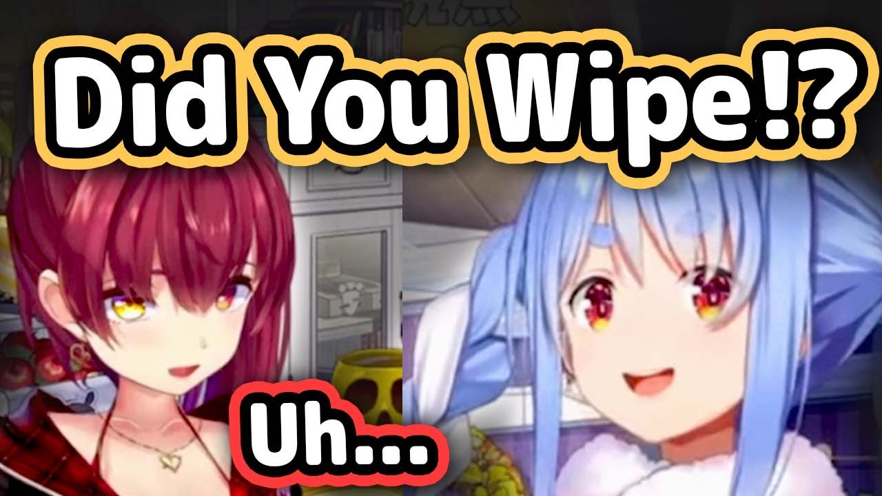 Pekora Asks Marine If She Washed Her Hands After Going To The Toilet So Fast【Hololive】