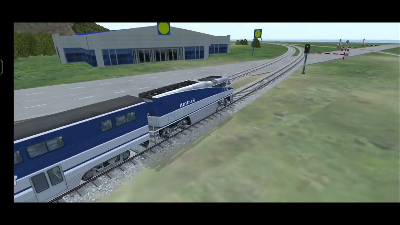 Simulator Lokomotif Kereta Api biru tut tut 