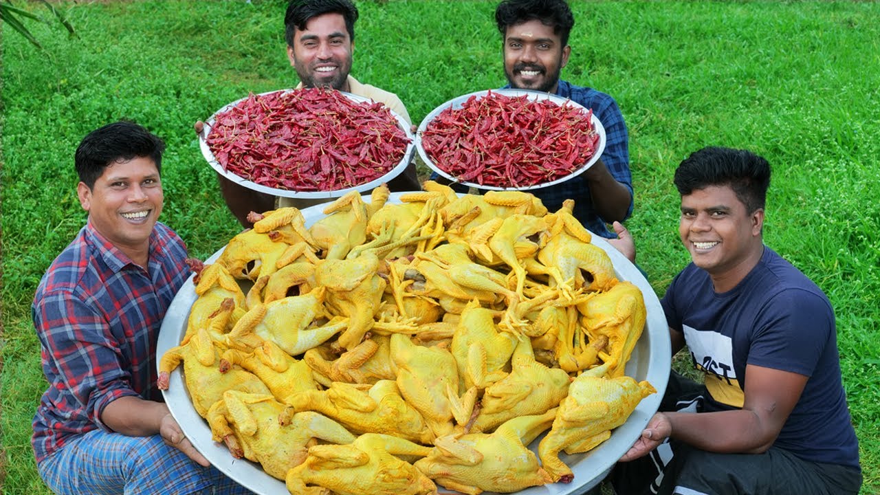 CHICKEN CHINTHAMANI | Traditional Chinthamani Chicken Recipe | Cooking in Village