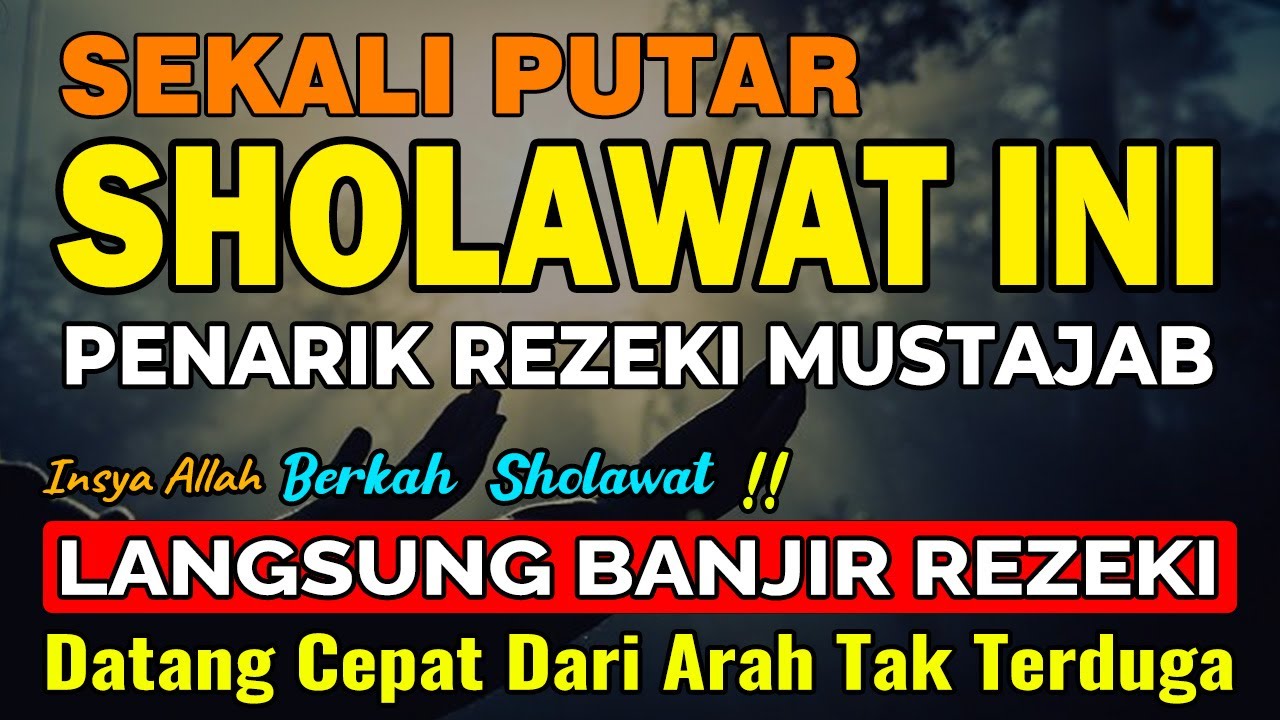 SHOLAWAT JIBRIL MUSTAJAB Penarik Rezeki Dari Segala Arah | Sholawat Nabi Merdu [AMPUNAN & HAJAT]