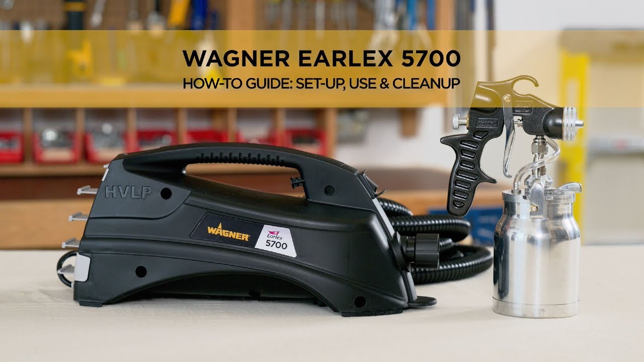 Wagner Earlex 5700 Sprayer - Setup, Use & Cleanup