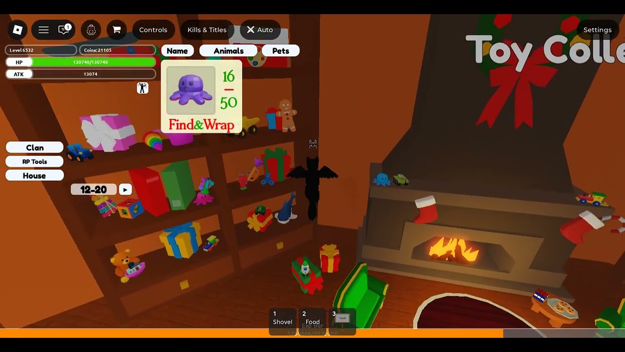 Christmas presents 12-20 houses! Roblox | Animal Sims part 2