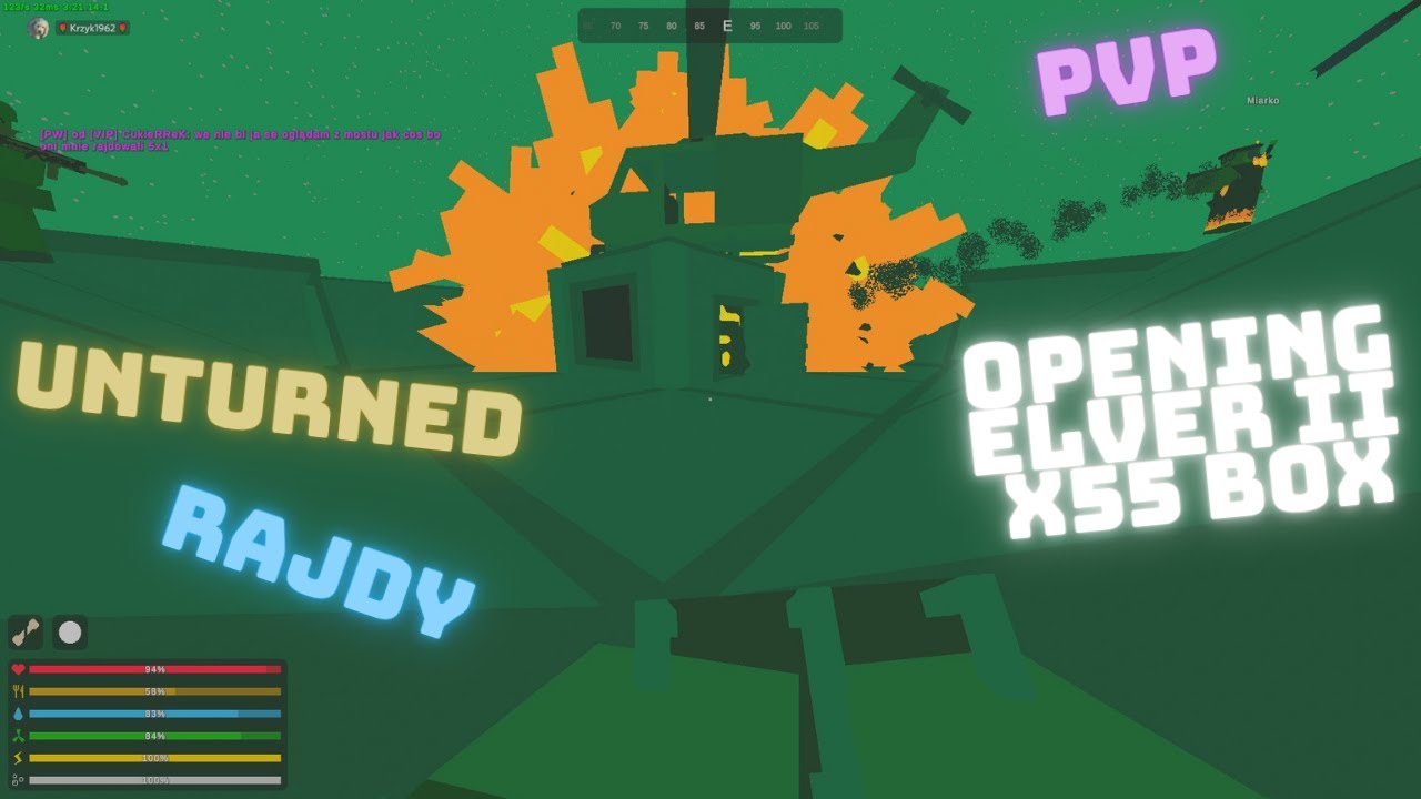 Rajdujemy Kamperke O.o - Opening 55 Elver Box II - Unturned - PVP - Rajdy