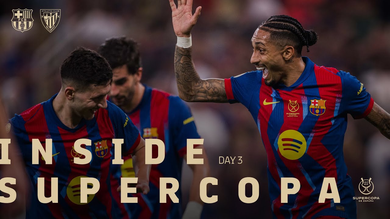 🔥INSIDE VIEW | FC BARCELONA vs ATHLETIC CLUB | SUPER FINALISTS | SPANISH SUPER CUP SEMIFINAL
