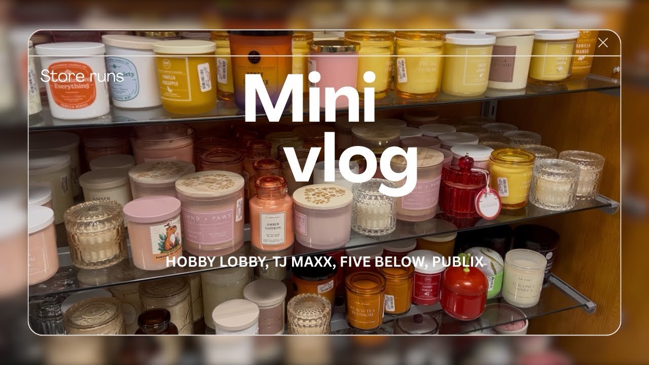 Sunday Store Runs-mini vlog