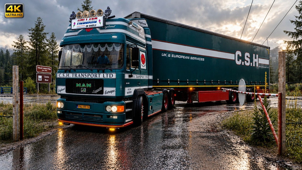ETS2 1.61 | Realistic Driving | MAN F2000 (XBS) &ndash; CSH Transport | Grand Utopia | DLSS 5 | #ets2