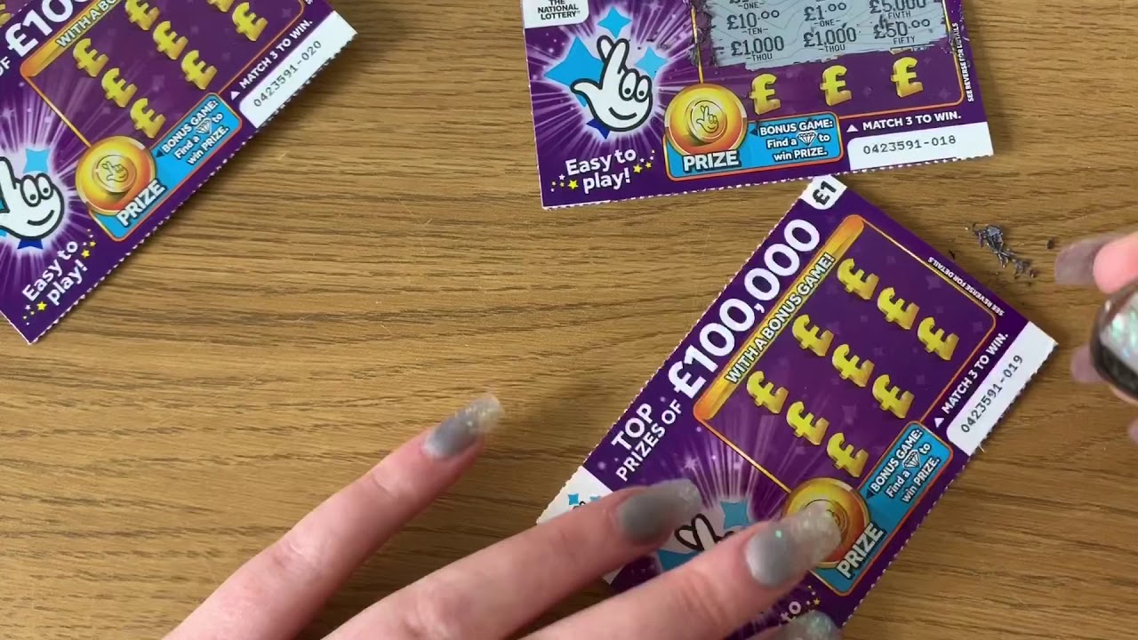 Uk national lottery £1 easy to play scratch cards 💰🤑💰