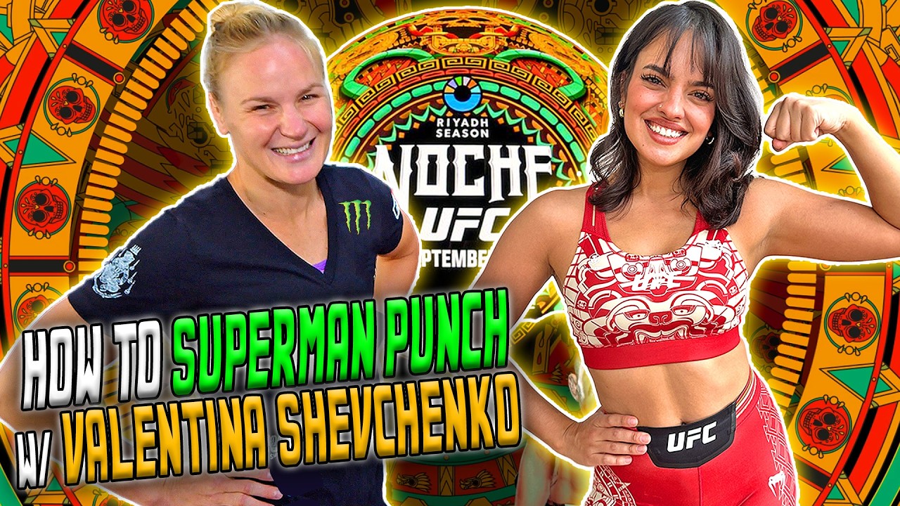 Валентина Шевченко учит меня удару Супермена | UFC 306