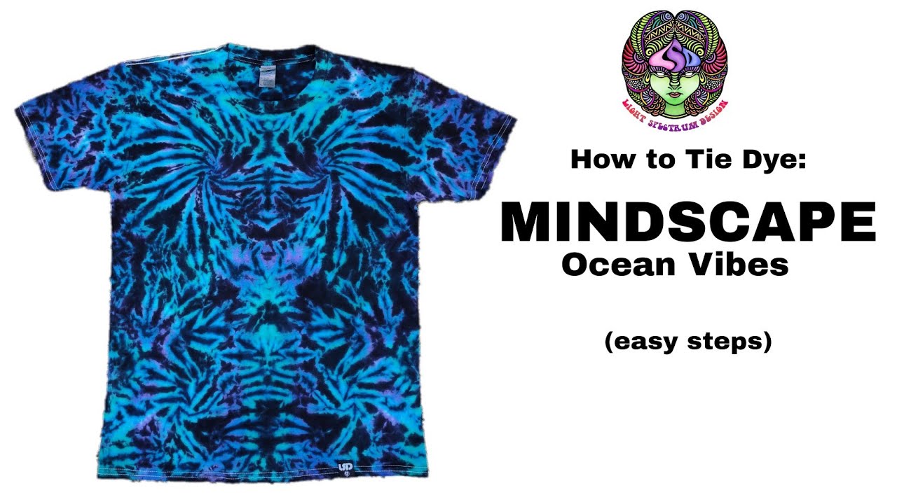 Как красить волосы в технике тай-дай: океанские вибрации MINDSCAPE (простые шаги)