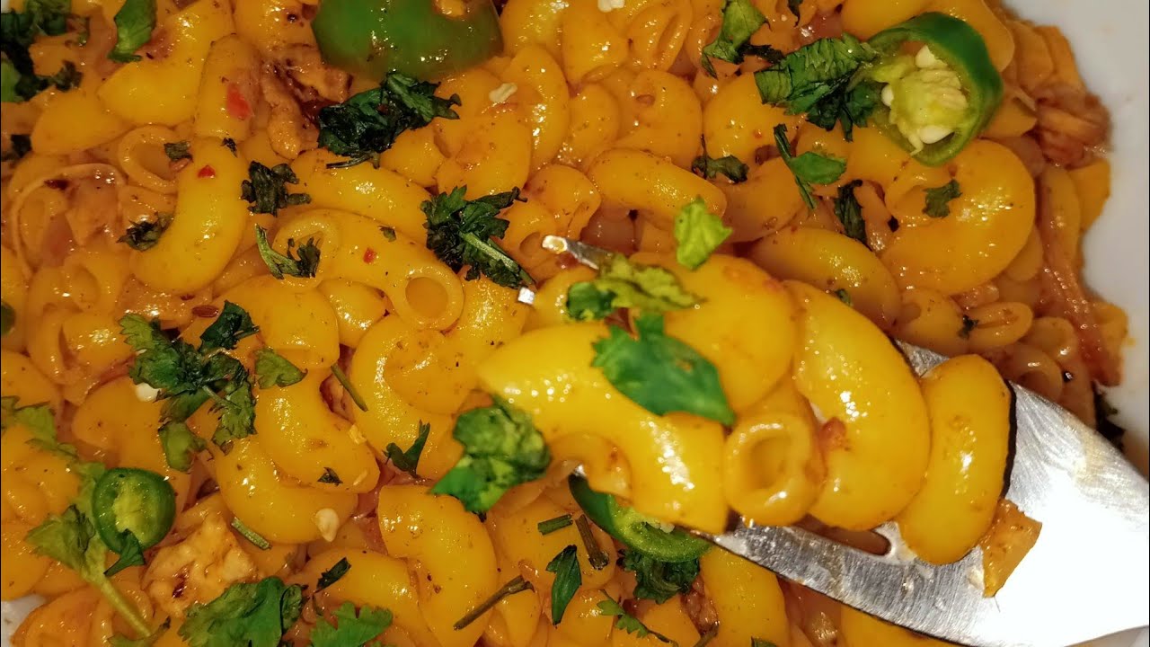One pot pasta with meat sauce! Easy Dinner | Chicken Macaroni Recipe| Chicken Tikka Macaroni Recipe 