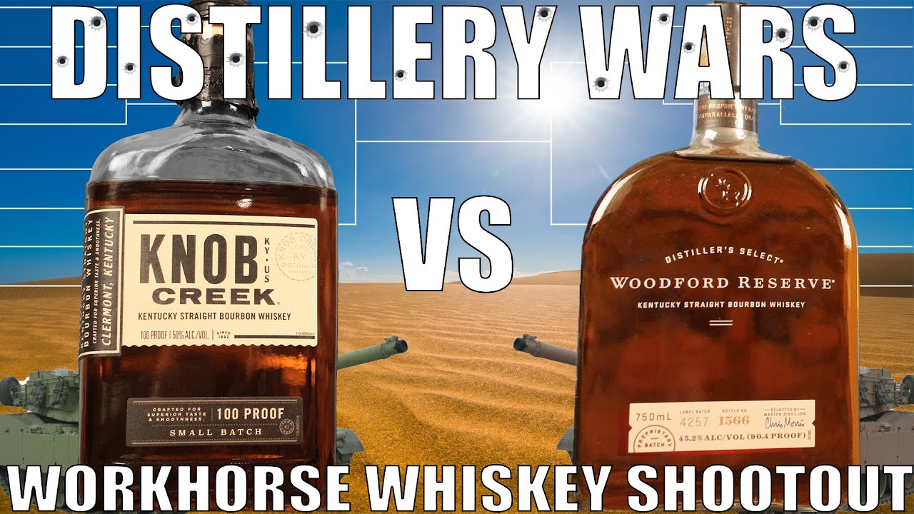 Knob Creek vs Woodford Reserve- Distillery Wars Bonus Shootout