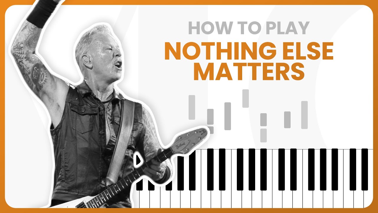 Nothing Else Matters - Metallica - PIANO TUTORIAL (Part 1)