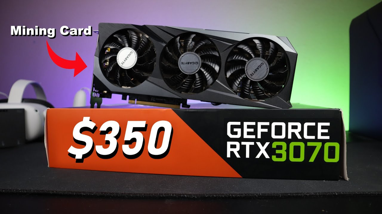 Я купил графический процессор RTX 3070 для майнинга, так что вам не придется... если вы не хотите