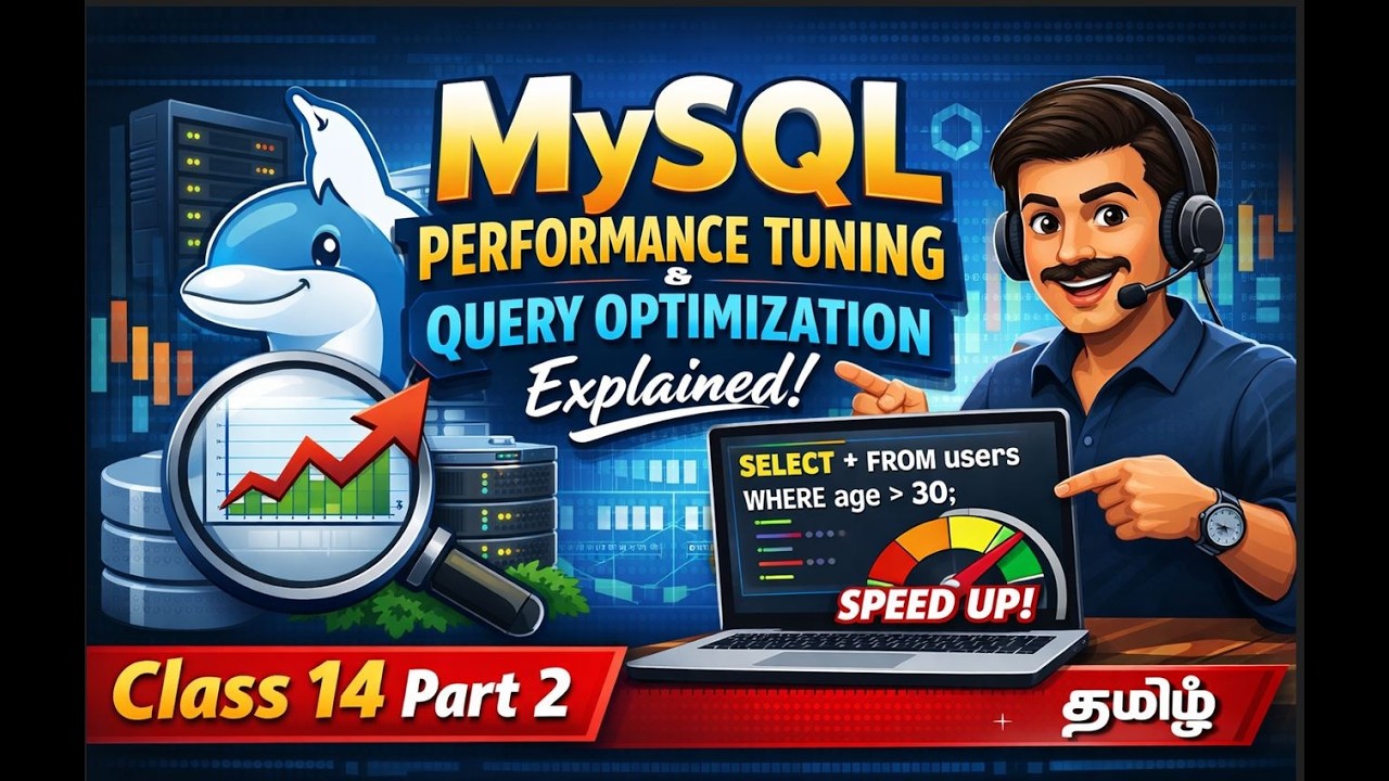 MySQL Performance Tuning: Advanced Strategies and Optimization | Class 14 Part 2 | Tamil