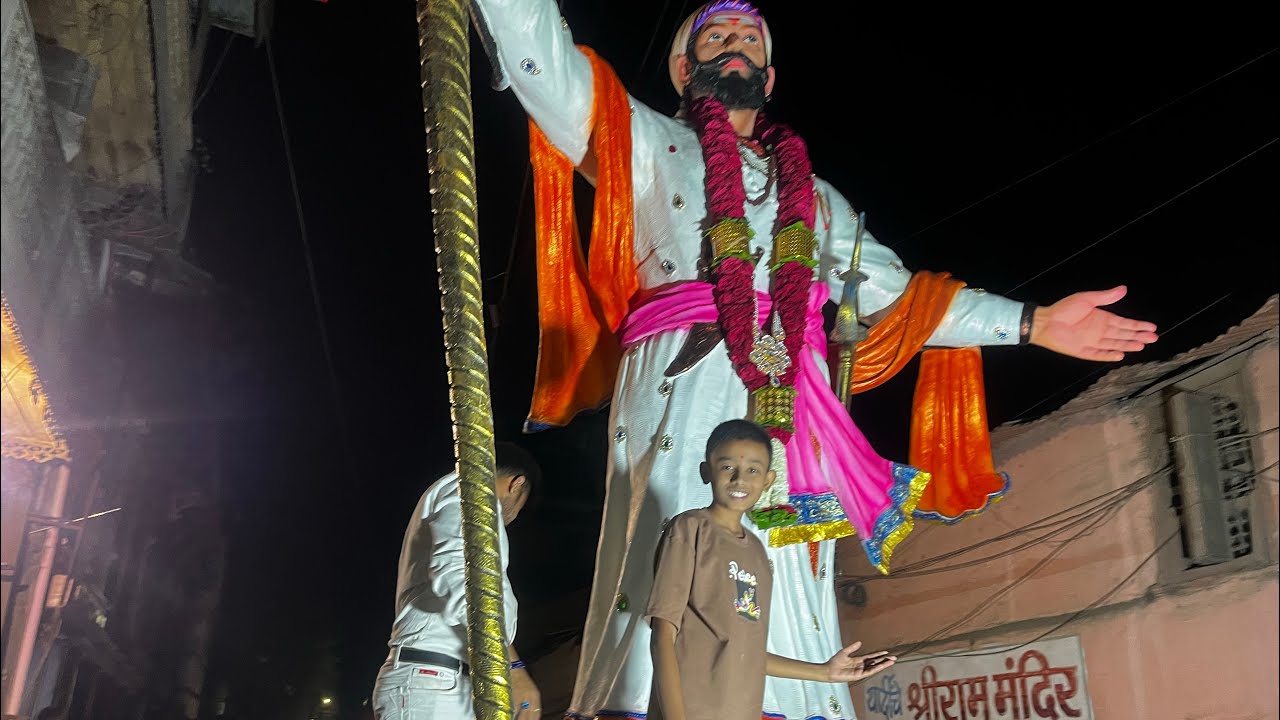 Nandurbar shivjayanti festival biggest murti ⚜️🚩