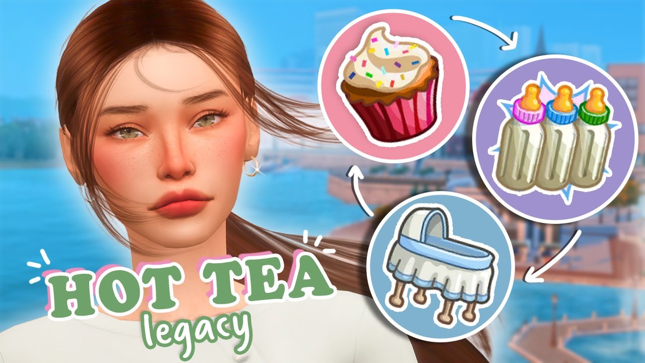 the start of a NEW LEGACY!!🧁| Sims 4 Hot Tea Legacy Challenge🍵| Ep 1