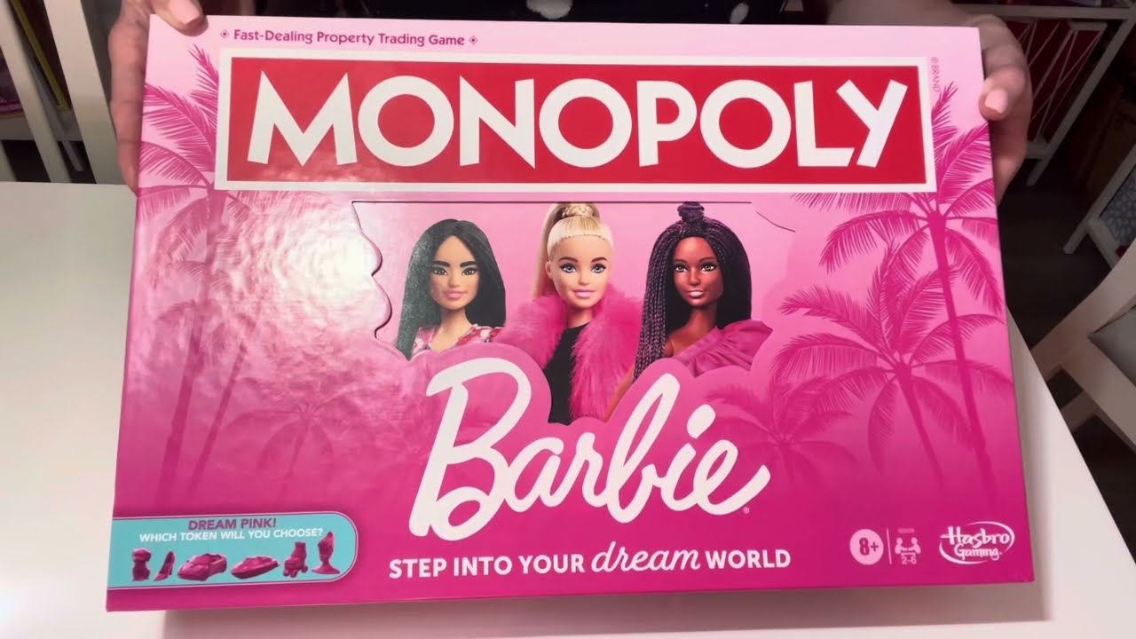 Unboxing Barbie Monopoly 