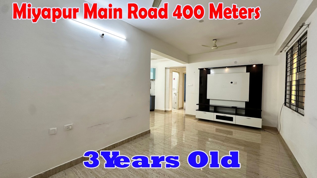 2bhk flat for sale in miyapur (p1077 ) ||number...6281118626 || #miyapur #3yearsold
