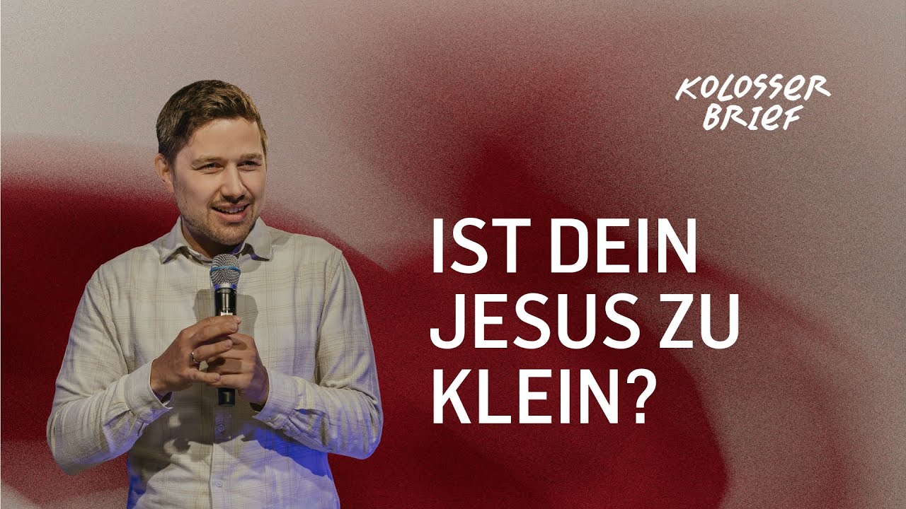 »Weißt du, wie krass Jesus ist?« - KOLOSSERBRIEF: Warum du nur Jesus brauchst | Joe Baer