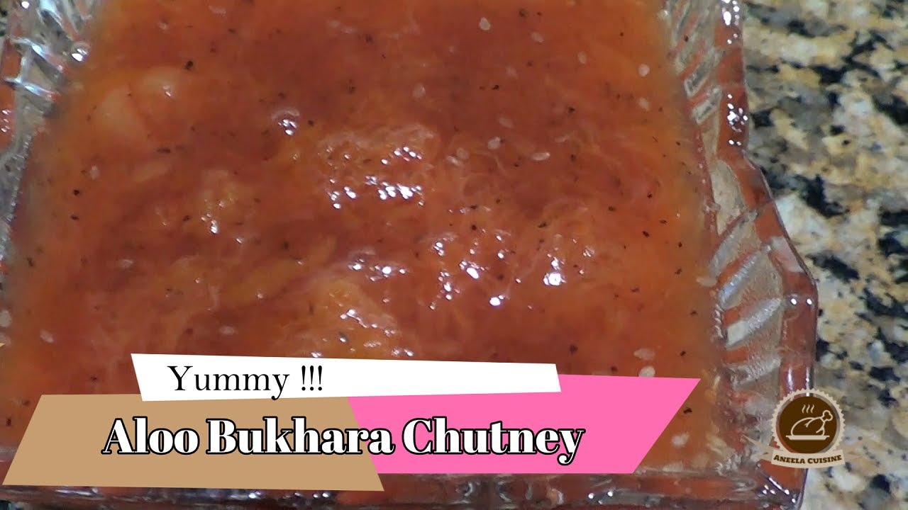 Aloo Bukhara Chutney | Dried Plum Sauce | Aneela Cuisine