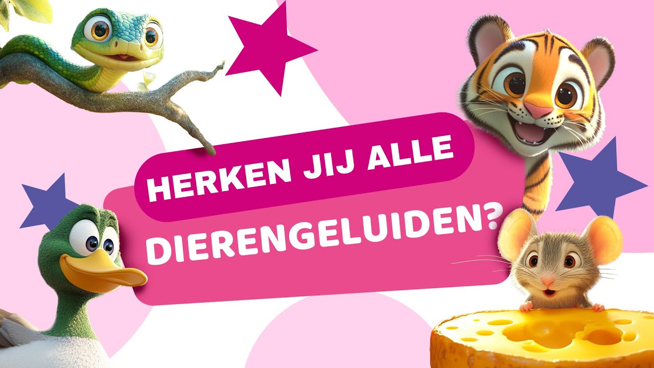 Raad de dierengeluiden voor peuters | Quiz Dierengeluiden | Kun jij alle dieren raden?