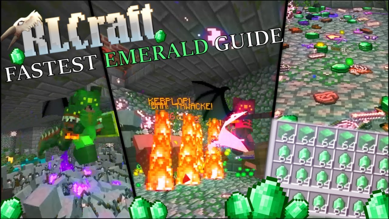 RLCRAFT MOST EFFICIENT Emerald Guide! (2025)