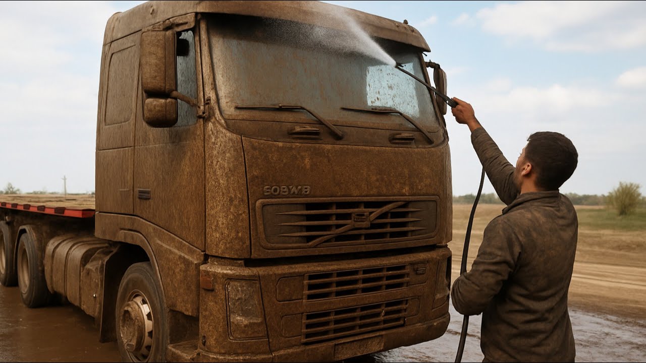 Truck Cleaning Magic: Watch Dirt Disappear Instantly! | asmr