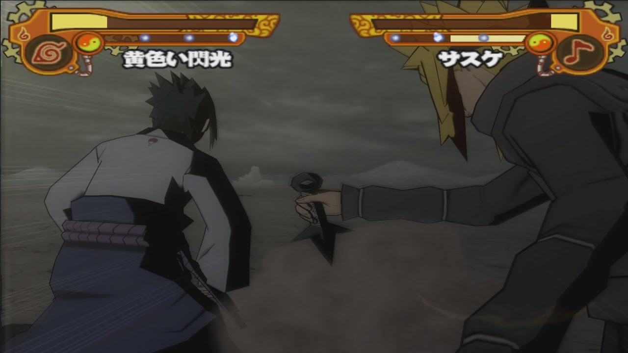 {Minato Vs Sasuke (Clássico e Shippuden)} Naruto Shippuden Ultimate Ninja 5