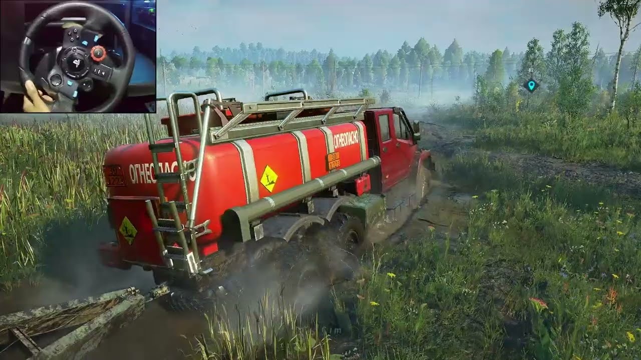 URAL NEXT Deliver gasoline - SnowRunner | Logitech G29