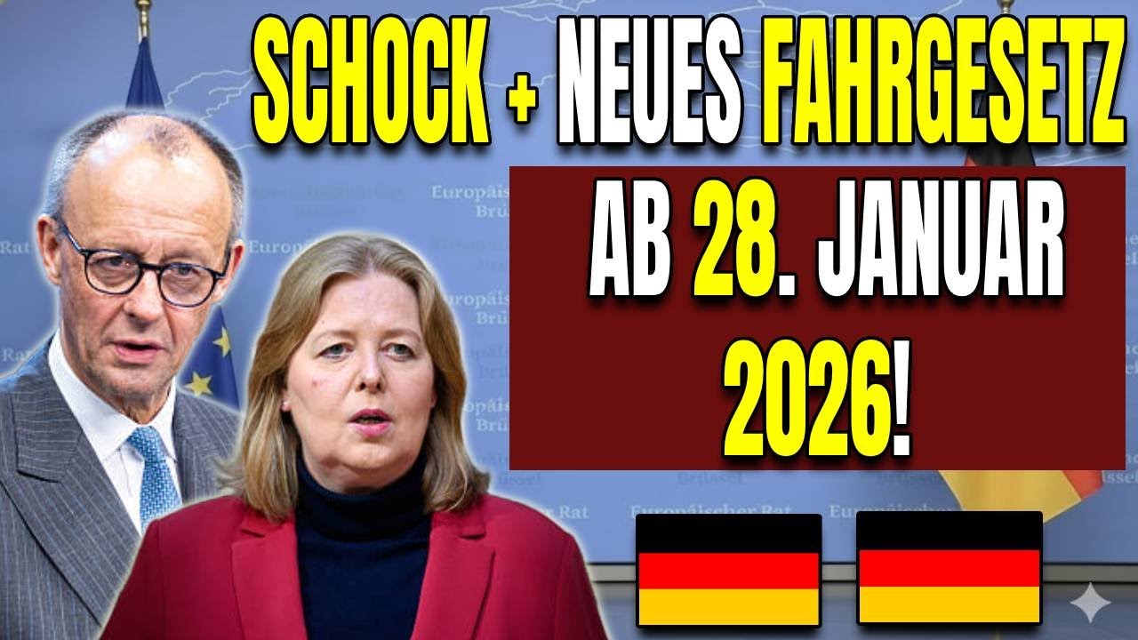 SCHOCK + Neues Fahrgesetz + Ab 28  Januar 2026 + Große Änderungen für Senioren
