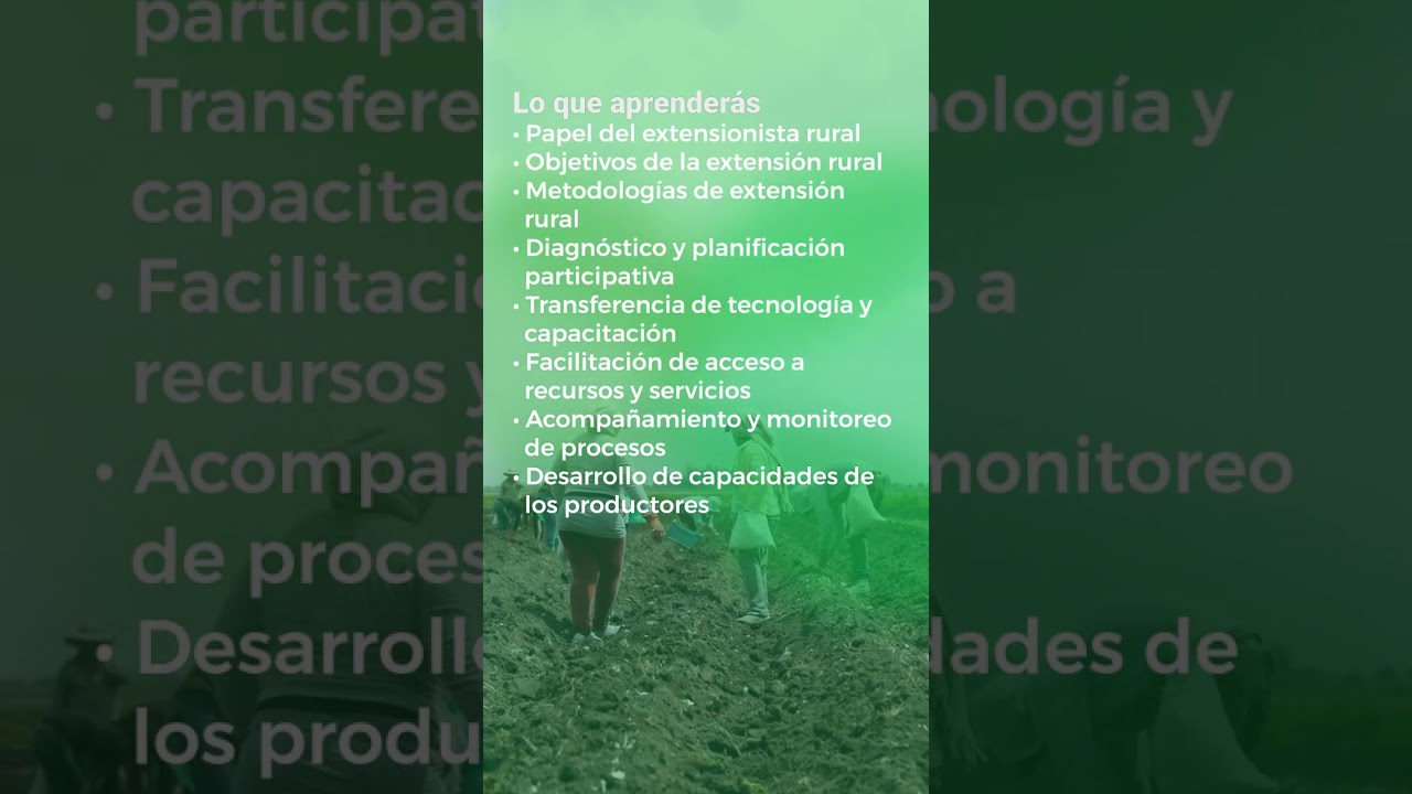 EXTENSIONISTA RURAL AGROPECUARIA