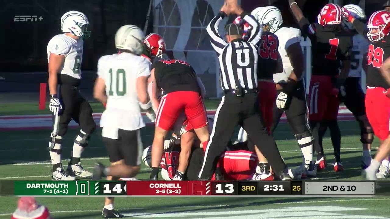 Highlights: Cornell Football vs Dartmouth - 11/16/2024