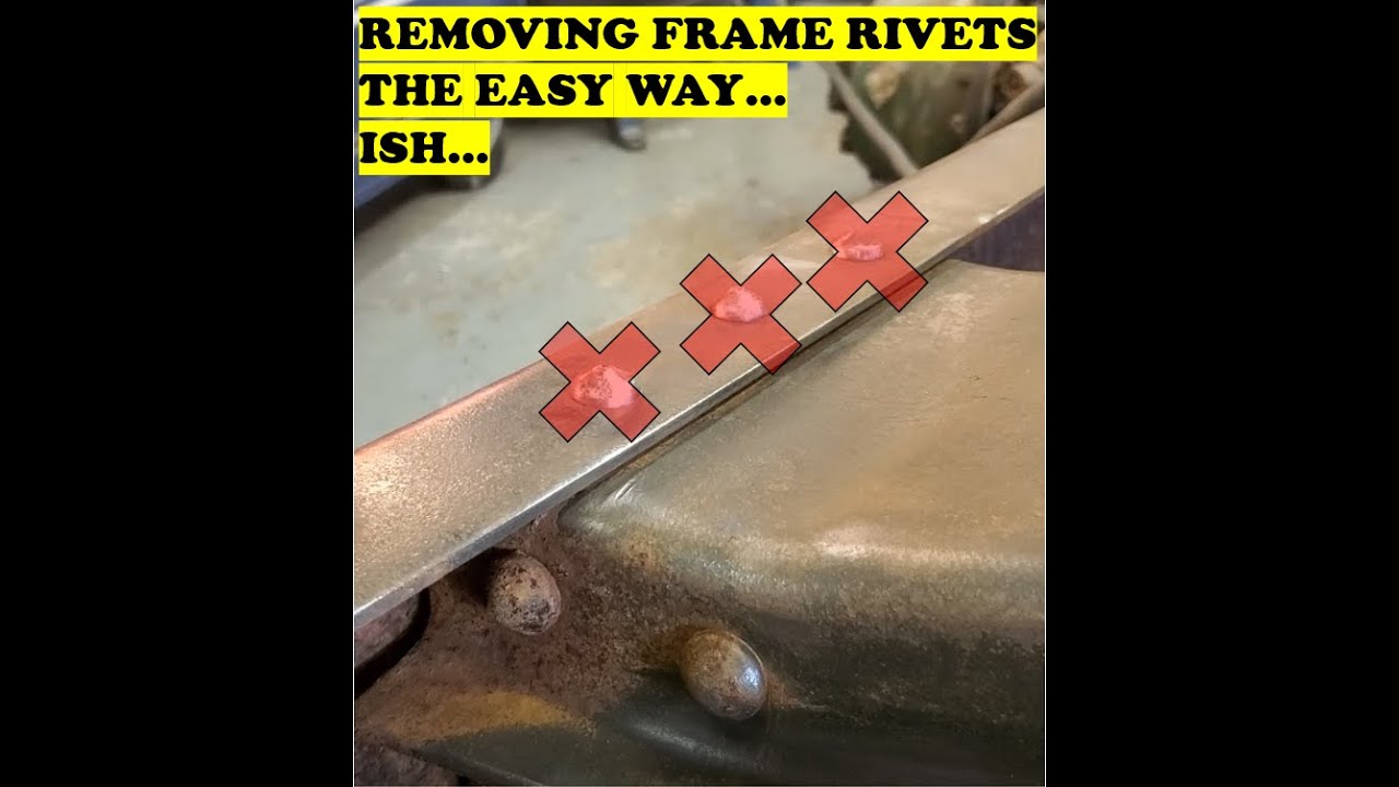 Dodge Power Wagon - How to remove frame rivets