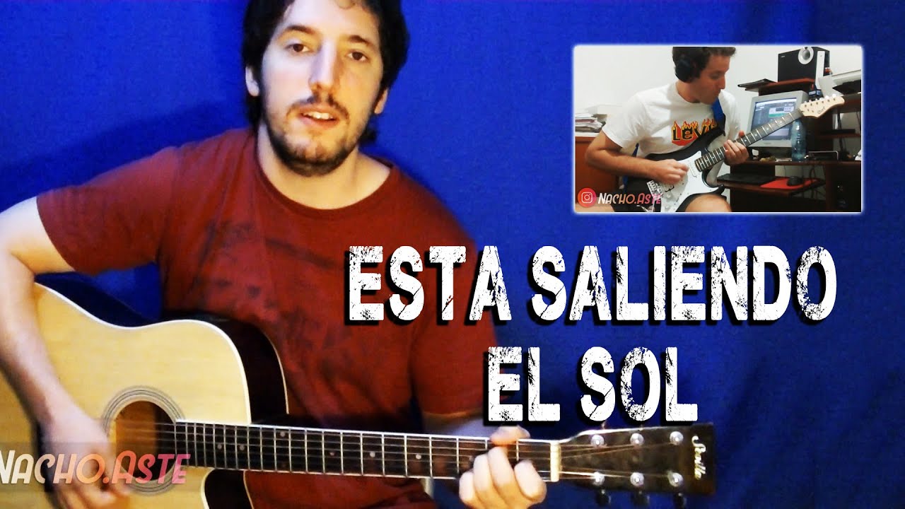 🎶 Está saliendo el sol – Intoxicados | Cover por NachoAste ft. Gabriel Nardín Music 🎸