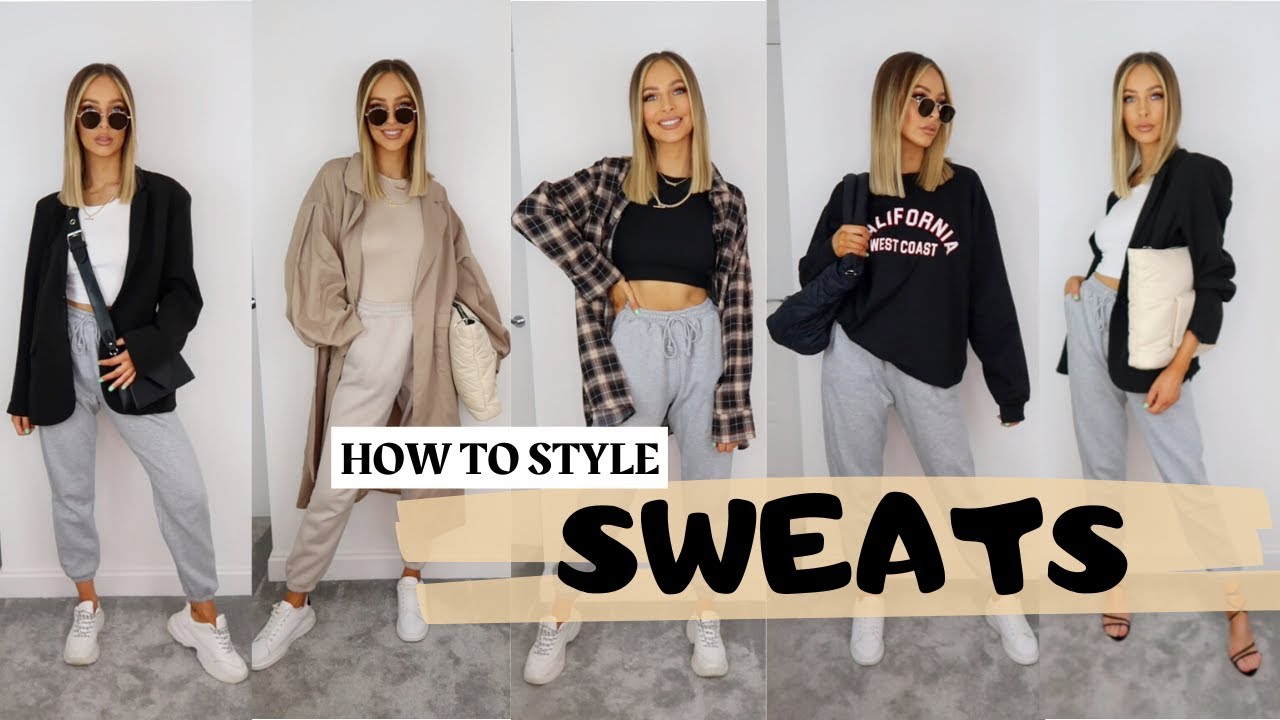 HOW TO STYLE SWEATS / JOGGERS | LOOKBOOK | ALEXXCOLL