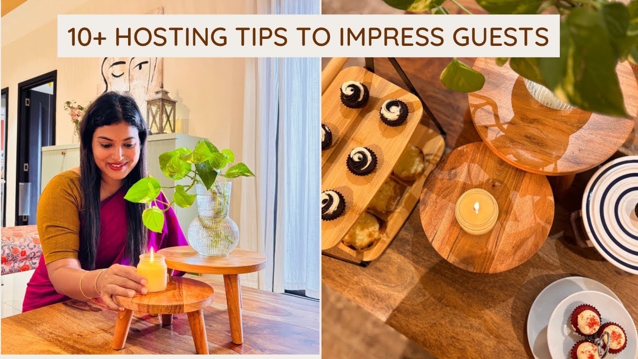 10 Easy Hosting Tips to Impress Guests at Home | Easy Decor & Organization Ideas ft. Nestasia