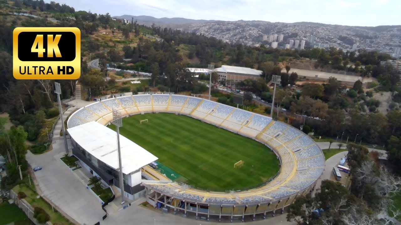 Laguna sausalito y estadio sausalito DRONE 4K viña del mar