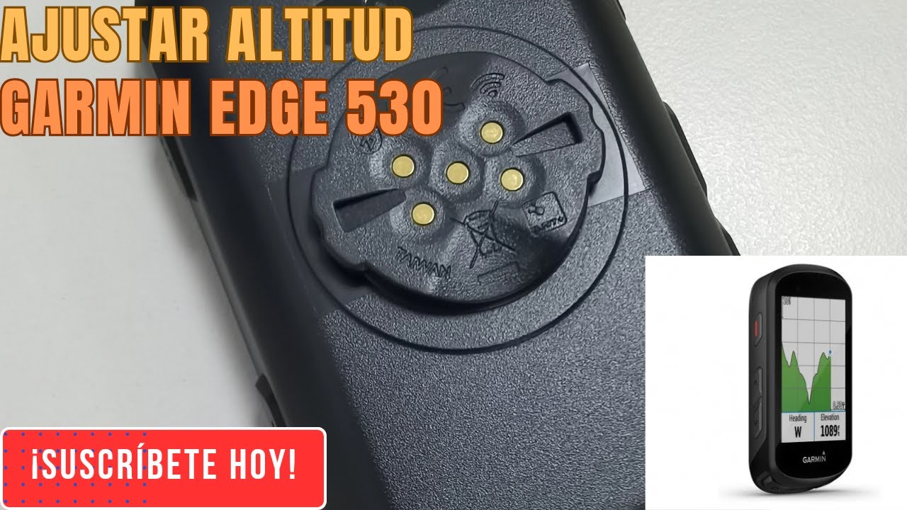 ▷Configurar altitud Garmin 530/calibrar altimetro garmin edge 530✅