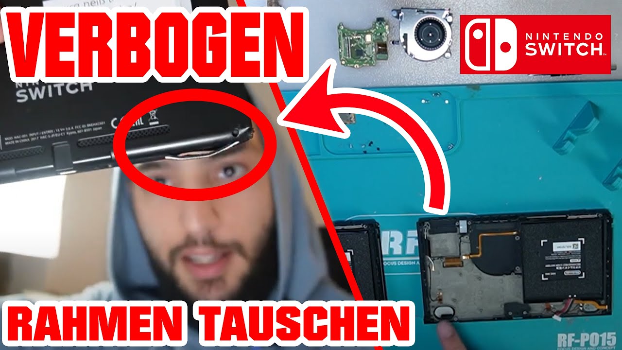 Nintendo Switch Rahmen verbogen - Sturzschaden