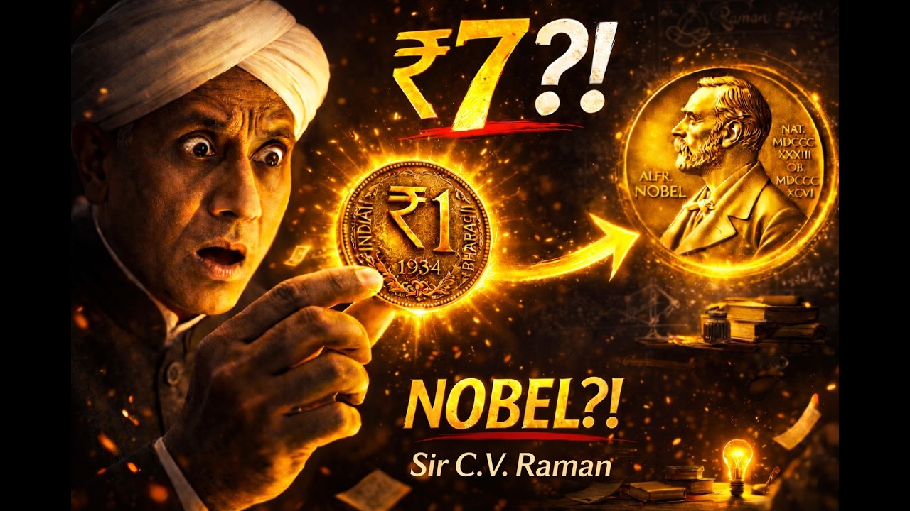C.V. Raman&rsquo;s ₹7 Secret &ndash; From Seven Rupees to Nobel Glory