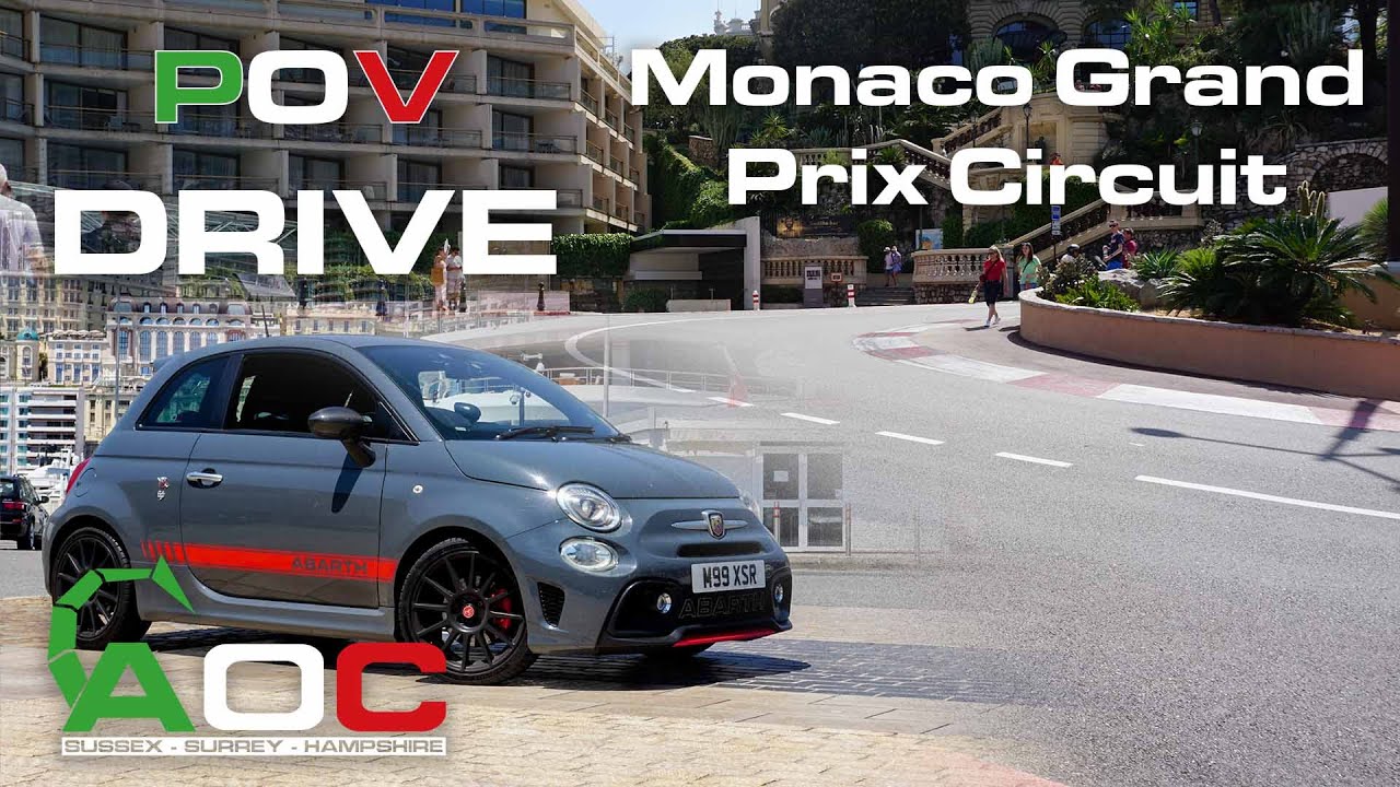 Monaco Grand Prix Circuit | POV Drive with Abarth 695 XSR [AOCSSH European Road Trip 2023]