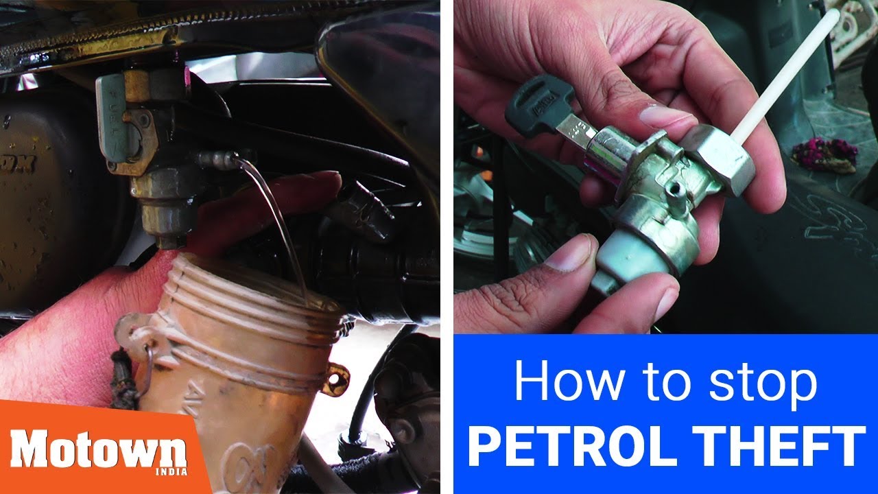 How to stop petrol theft in motorcycles | Motorcycle Petrol Lock | Motown India