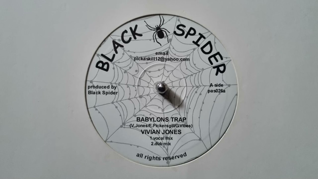 Babylons Trap - Vivian Jones  / Trapping Dub - Vivian Jones - Black Spider – pas026A